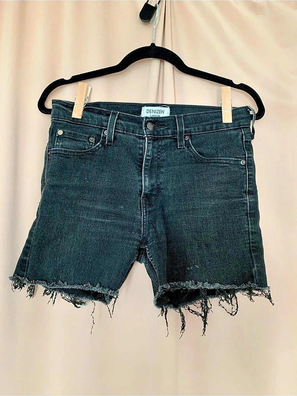 Levi's 288 Skinny Women's Black Jean Shorts, Jorts if you will..